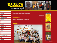 Tablet Screenshot of kalungashow.com.br
